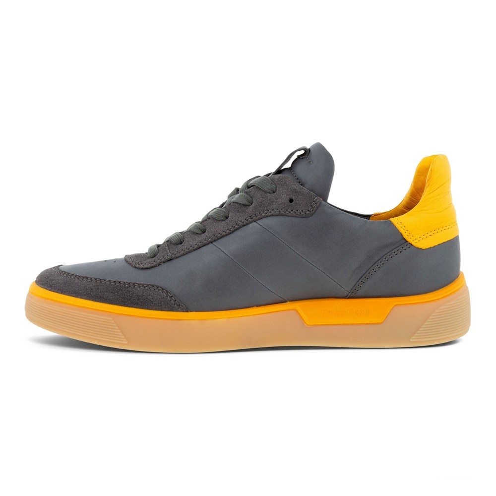 Tenis Hombre - ECCO Street Tray M Laced - Grises Oscuro - VAF173459